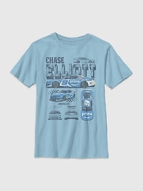 Image number 1 showing, Chase Elliot Hendrick Motorsports Diagram Graphic T-Shirt for Boys