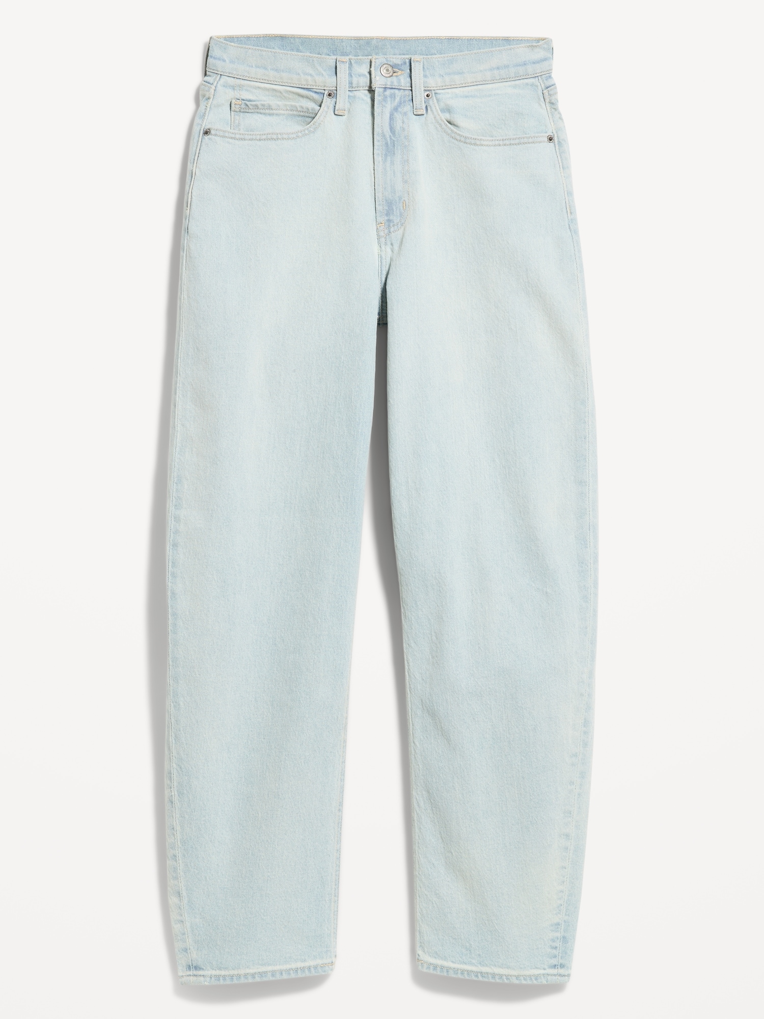 High-Waisted Baggy Barrel Jeans - image 4