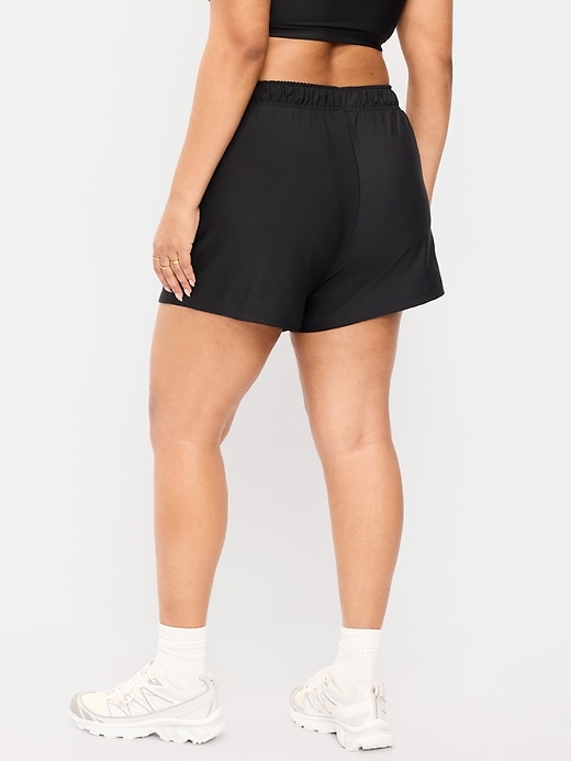Image number 6 showing, High-Waisted PowerSoft Shorts -- 3.5-inch inseam