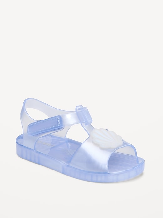 Image number 1 showing, Jelly T-Strap Sandals for Toddler Girls