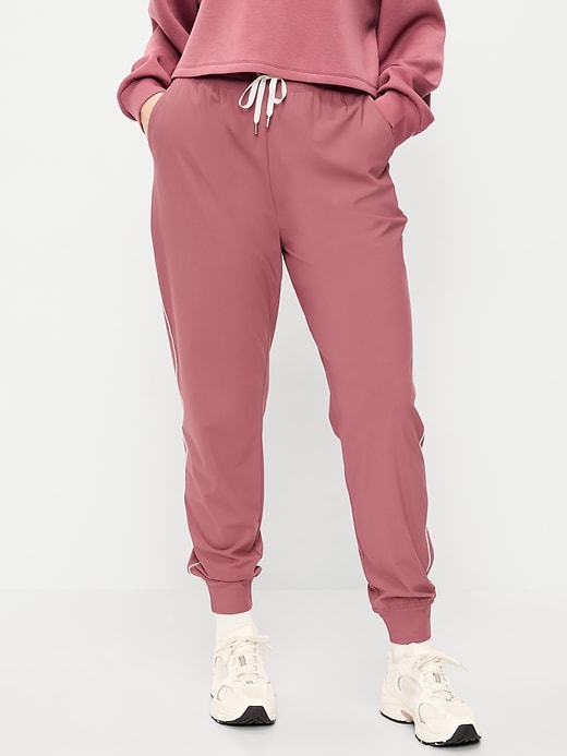 Image number 2 showing, High-Waisted Side-Striped SleekTech Jogger