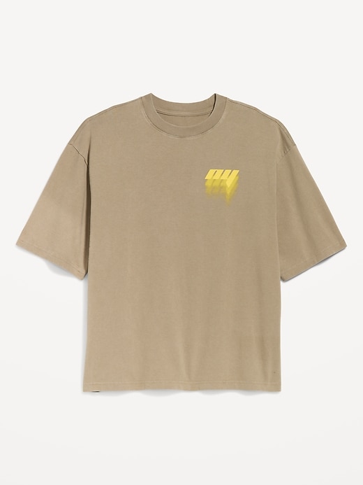 Image number 4 showing, Heavyweight Graphic Cropped T-Shirt