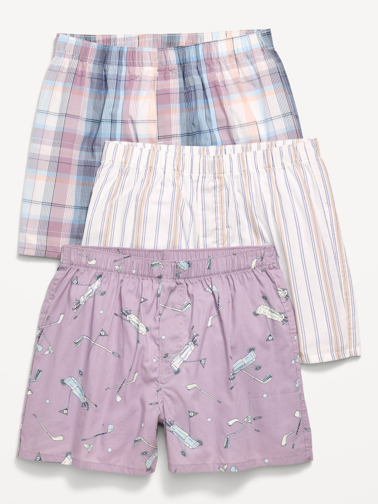 3-Pack Soft-Washed Boxer Shorts - 3.5-inch inseam