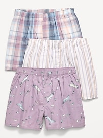 Image number 1 showing, 3-Pack Soft-Washed Boxer Shorts -- 3.5-inch inseam