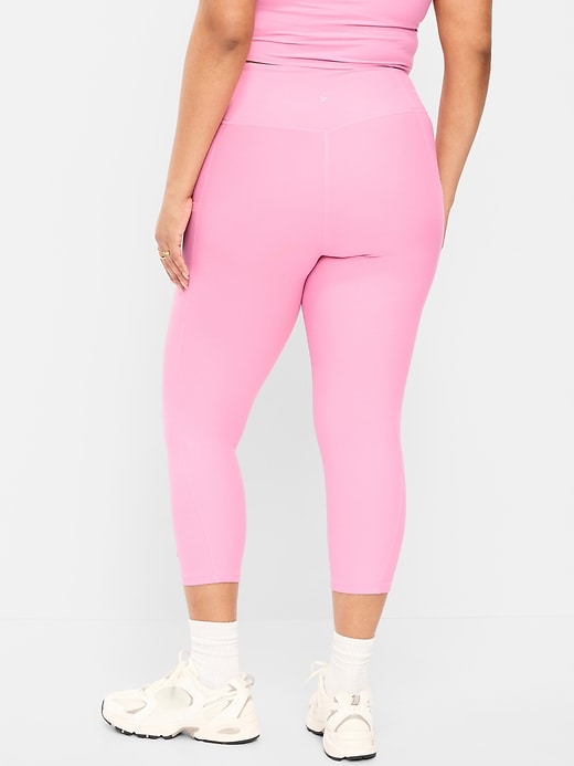 Image number 6 showing, High-Waisted PowerSoft Crop Pocket Leggings