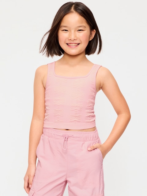 Seamless Longline Bow Bra for Girls