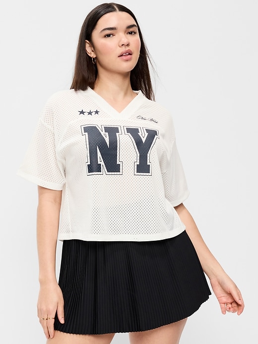 Image number 5 showing, Mesh Jersey Football Top