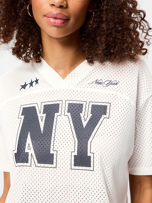 Image number 4 showing, Mesh Jersey Football Top