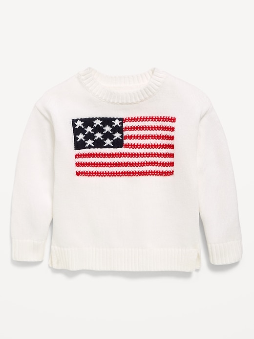 Image number 2 showing, Long-Sleeve Graphic Pullover Sweater for Toddler Girls