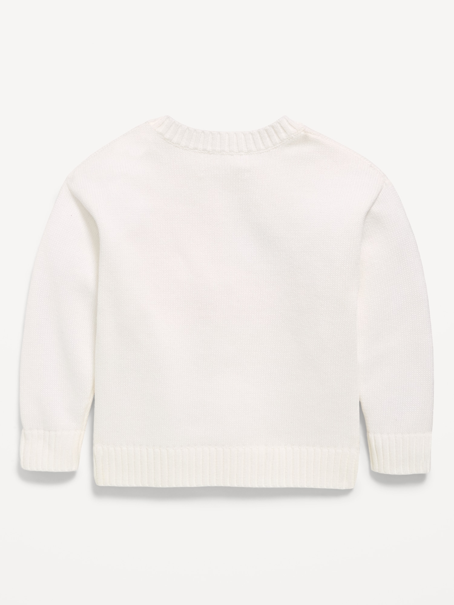 Long-Sleeve Graphic Pullover Sweater for Toddler Girls