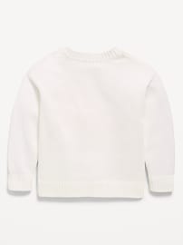 Image number 3 showing, Long-Sleeve Graphic Pullover Sweater for Toddler Girls