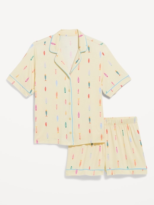 Image number 4 showing, Sunday Sleep Knit Jersey Short Set