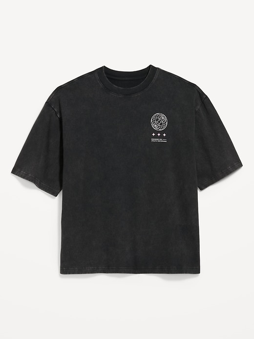 Image number 4 showing, Heavyweight Graphic Cropped T-Shirt