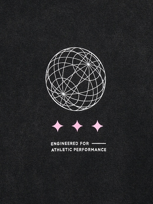 Image number 5 showing, Heavyweight Graphic Cropped T-Shirt