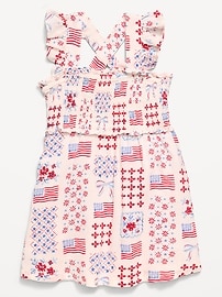 Image number 2 showing, Printed Sleeveless Smocked Dress for Toddler Girls