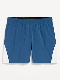 Image number 3 showing, Loose Color-Block Shorts -- 5-inch inseam