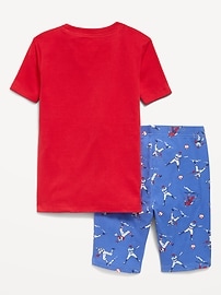 Image number 2 showing, Gender-Neutral Snug-Fit Graphic Pajama Set for Kids