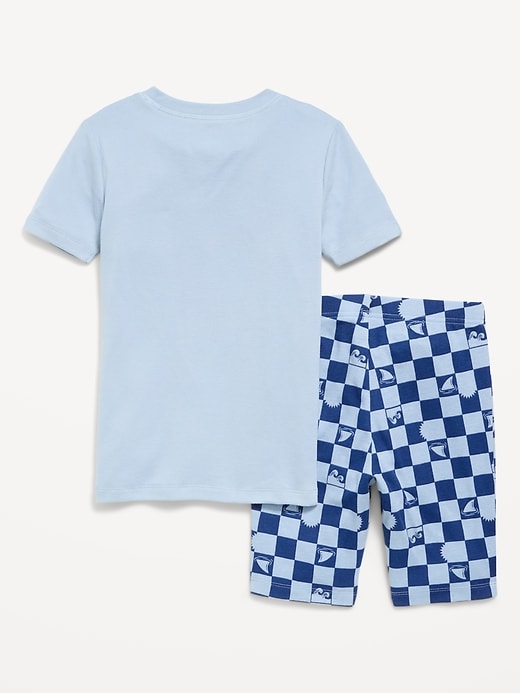Image number 2 showing, Gender-Neutral Snug-Fit Graphic Pajama Set for Kids