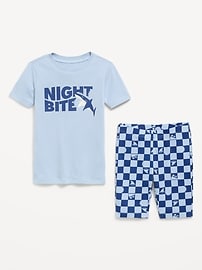 Image number 3 showing, Gender-Neutral Snug-Fit Graphic Pajama Set for Kids