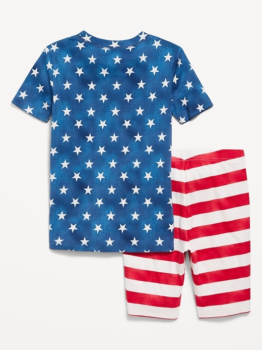Image number 2 showing, Gender-Neutral Snug-Fit Graphic Pajama Set for Kids