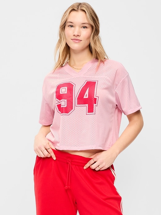 Image number 1 showing, Mesh Jersey Football Top