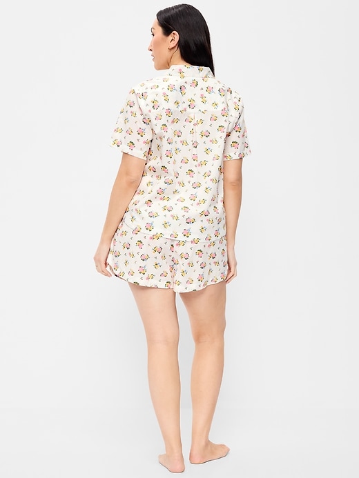 Image number 6 showing, Poplin Pajama Short Set