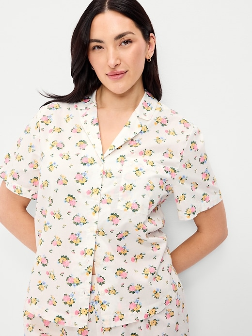 Image number 3 showing, Poplin Pajama Short Set