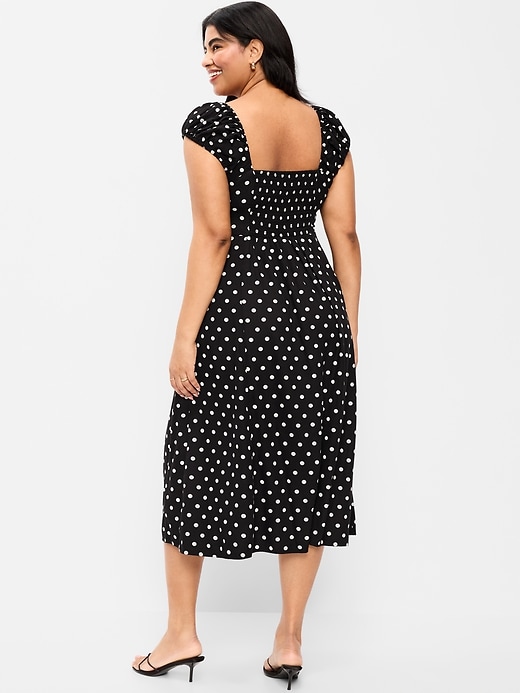 Image number 7 showing, Short-Sleeve Fit & Flare Midi Dress