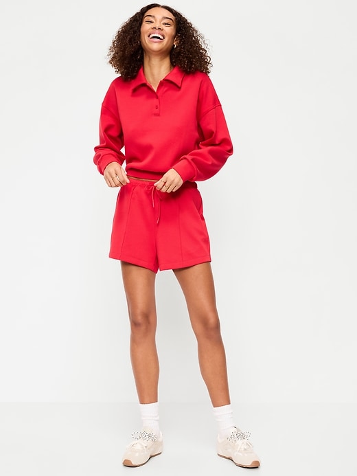 Image number 1 showing, Relaxed Dynamic Fleece Pique Shorts