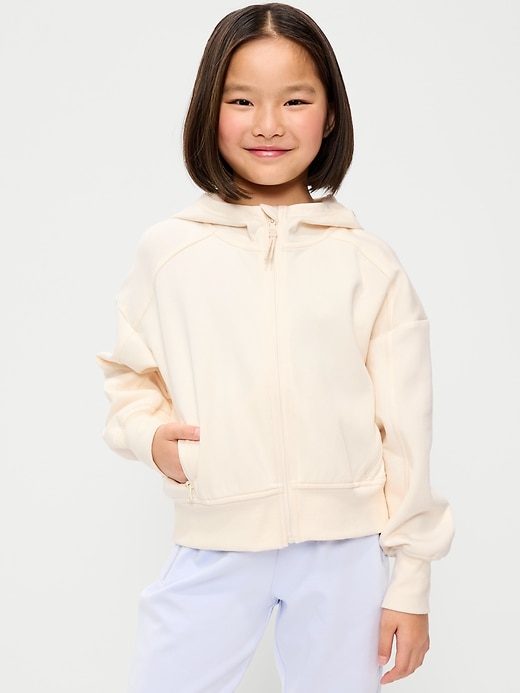 Image number 3 showing, Oversized Dynamic Fleece Full-Zip Hoodie for Girls