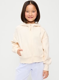 Image number 3 showing, Oversized Dynamic Fleece Full-Zip Hoodie for Girls