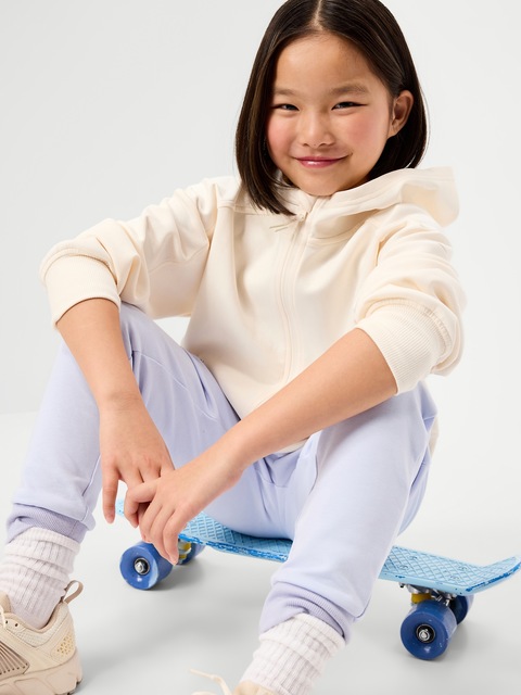 Oversized Dynamic Fleece Full-Zip Hoodie for Girls