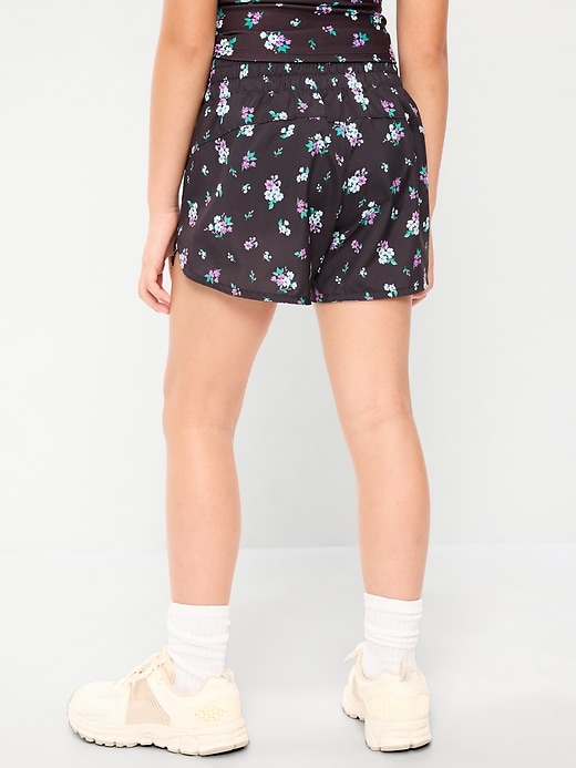 Image number 2 showing, High-Waisted Dolphin-Hem Run Shorts for Girls