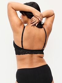 Image number 6 showing, Lace Longline Bralette