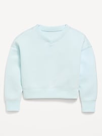 Image number 1 showing, Bounce Fleece V-Neck Sweatshirt for Girls