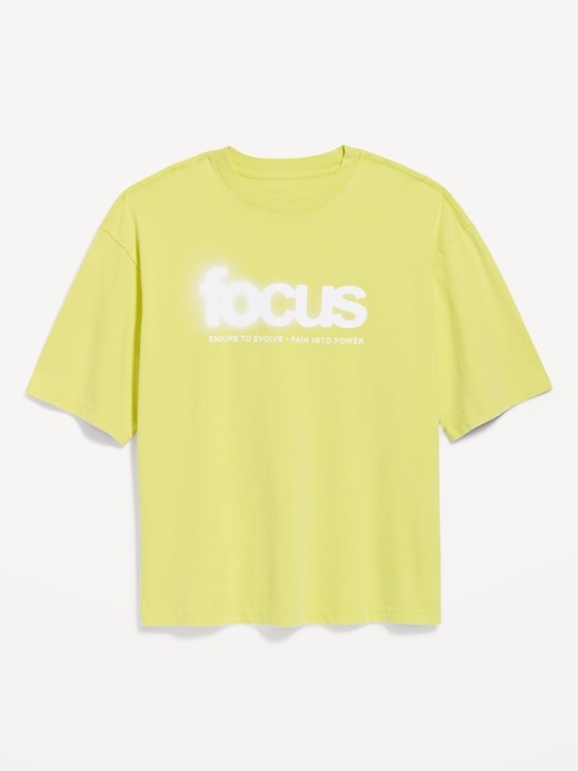 Image number 4 showing, Heavyweight Graphic Cropped T-Shirt