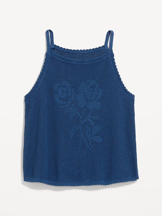 Image number 4 showing, Open-Weave Apron Tank Top