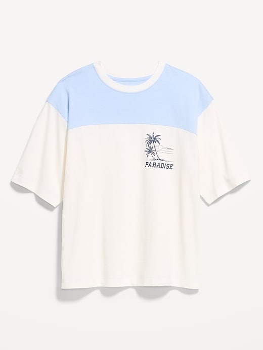 Image number 4 showing, Short-Sleeve Loose Crew-Neck T-Shirt