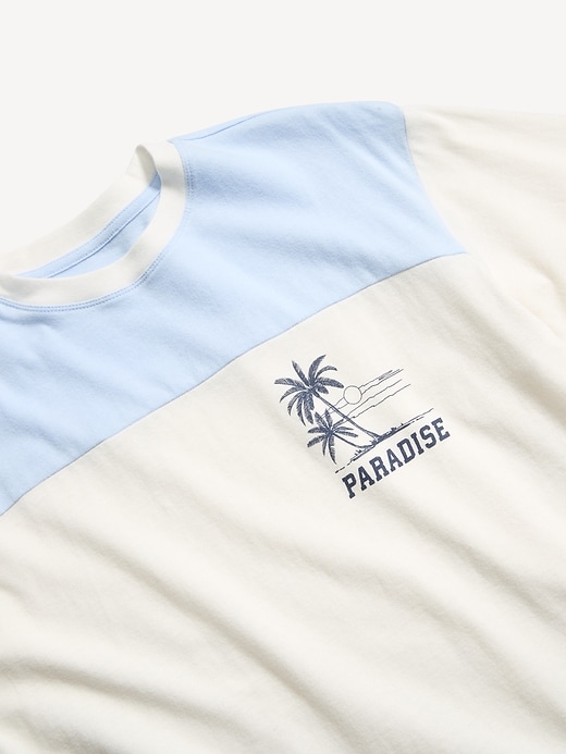 Image number 3 showing, Short-Sleeve Loose Crew-Neck T-Shirt