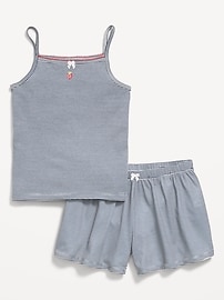 Image number 3 showing, Striped Pajama Cami and Shorts Set for Girls