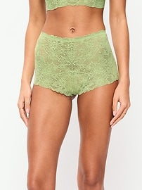 Image number 1 showing, Lace Boyshort Underwear