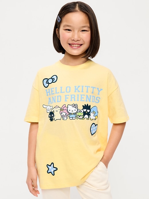 Image number 1 showing, Hello Kitty® Oversized Graphic T-Shirt for Girls