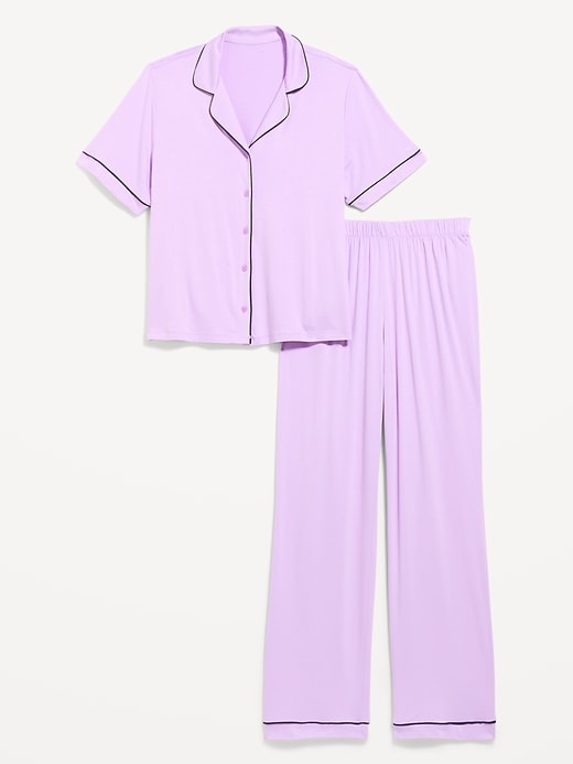 Image number 4 showing, Sunday Sleep Knit Jersey Pant Set