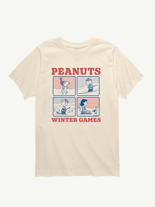 Image number 1 showing, Peanuts Winter Games Short Sleeve Graphic T-Shirt For Toddler