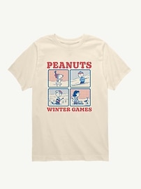 Image number 1 showing, Peanuts Winter Games Short Sleeve Graphic T-Shirt For Toddler