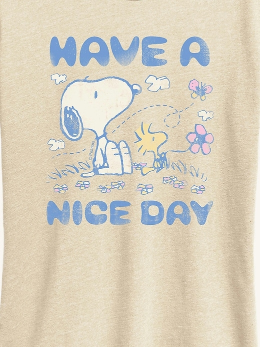 Image number 2 showing, Peanuts Snoopy And Woodstock Have A Nice Day Short Sleeve Graphic T-Shirt
