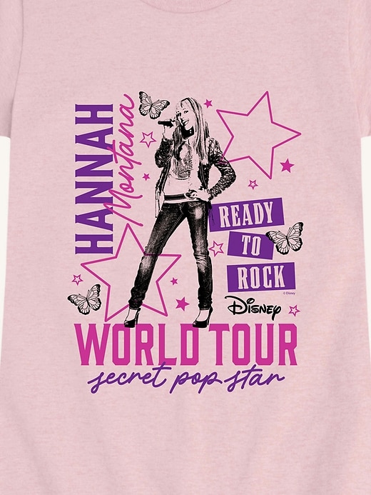Image number 2 showing, Disney Hannah Montana Concert Short Sleeve Graphic T-Shirt For Girls