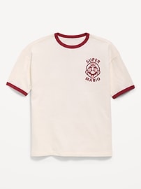 Image number 2 showing, Super Mario™ Oversized Gender-Neutral Graphic T-Shirt for Kids