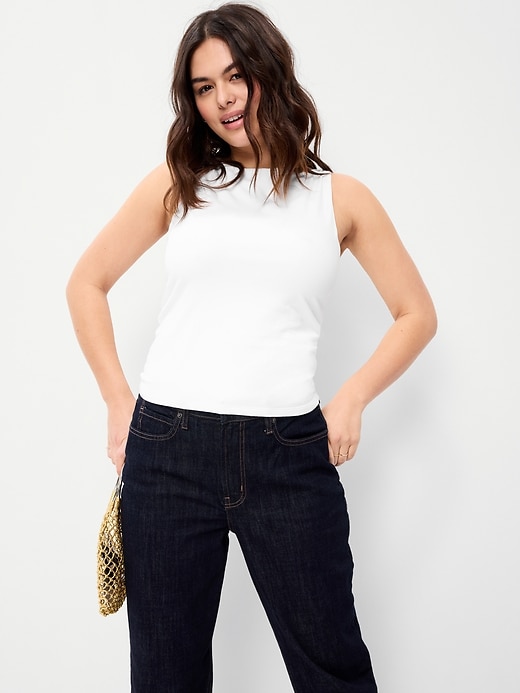 Image number 11 showing, Hug Double-Layer Boat-Neck Top