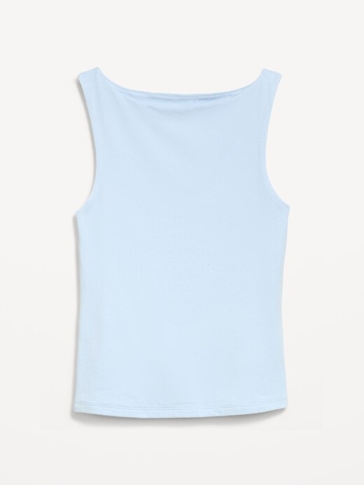 Image number 4 showing, Hug Double-Layer Boat-Neck Top